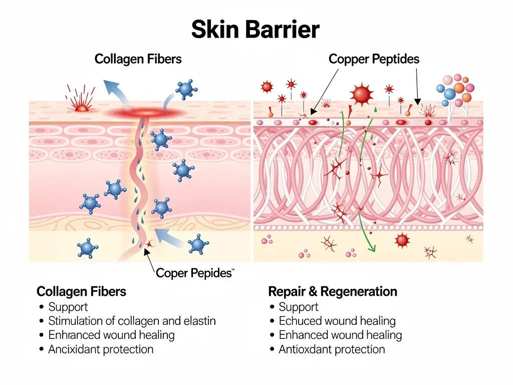 Copper peptide skincare serum and its potential role in skin conditioning