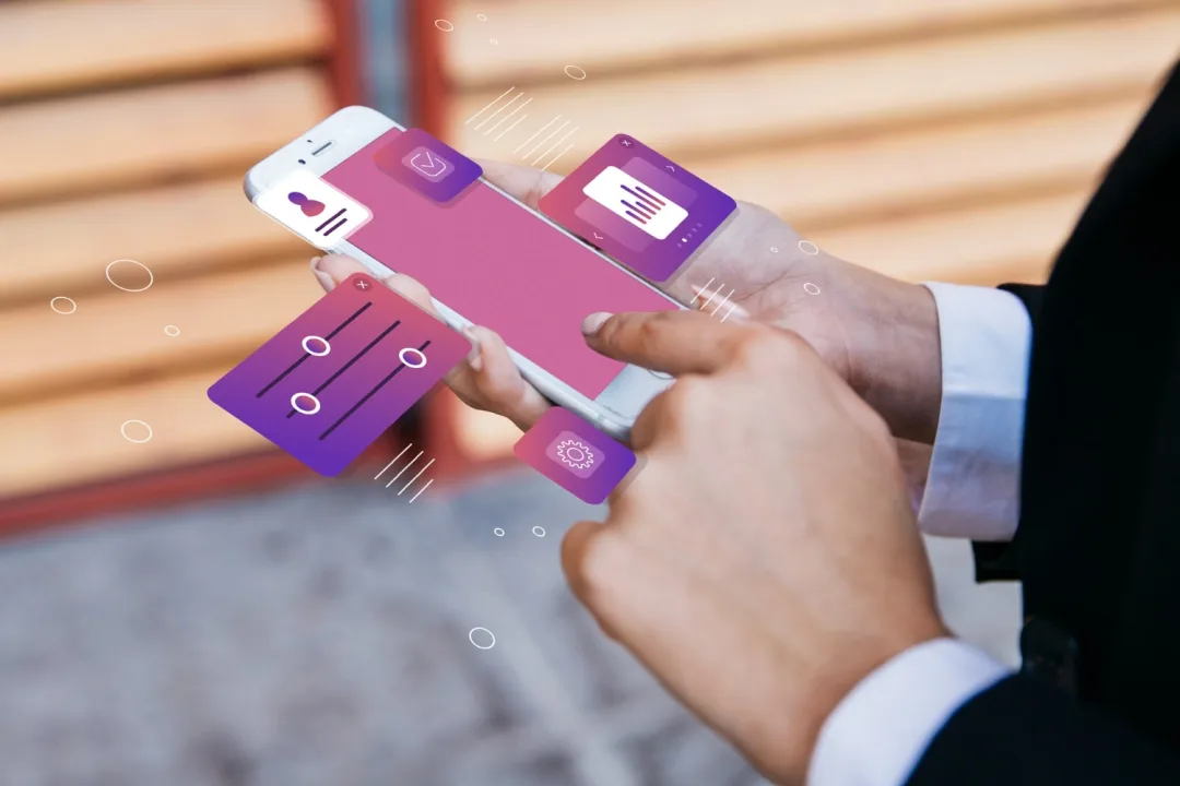Mobile banking to manage finances with security