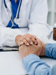 a person getting Medicare treatment.
