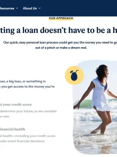 Best Egg Personal Loans website.
