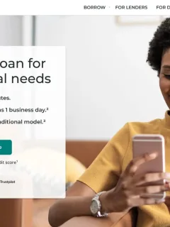 Upstart Personal Loan website.
