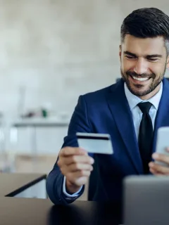 A man using Business Credit Card for Personal Expenses.