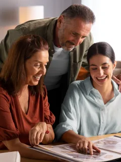 A family doing an Estate Planning together.