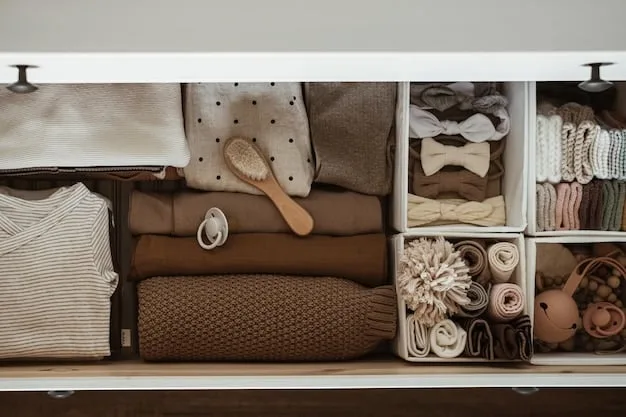 A neatly organized capsule wardrobe displayed in a minimalist room, featuring a collection of coordinated, eco-friendly essentials such as organic cotton shirts, linen pants, and a recycled denim jacket. The colors are neutral and versatile.