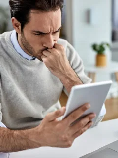A man learning How to Fix a Bad Credit Score.