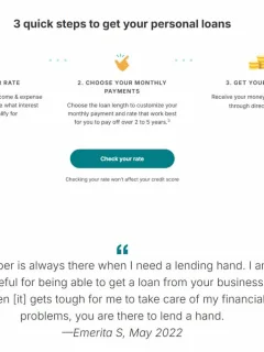 Prosper Personal Loans website.