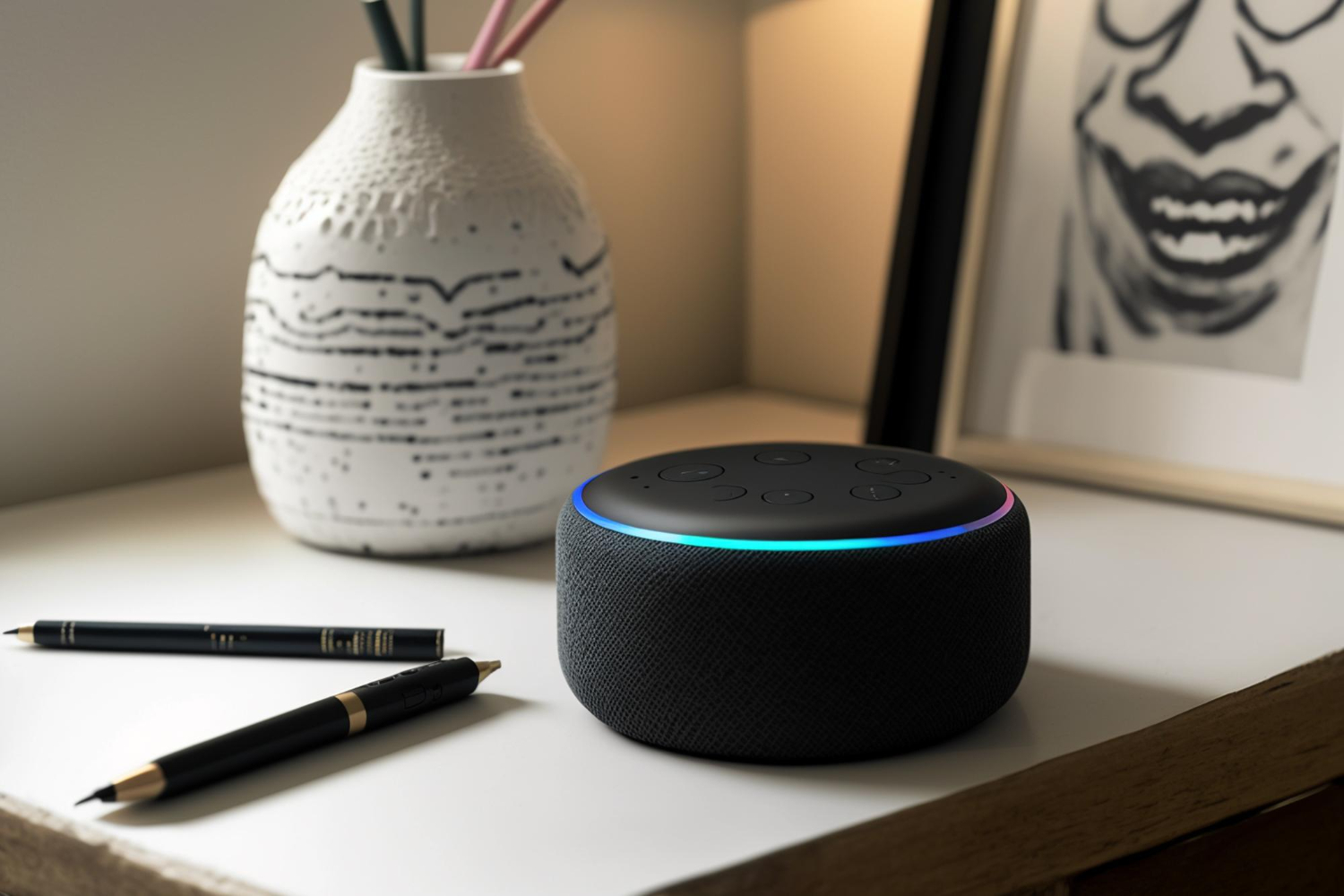 Aparelho para uso ideal para pessoas que descobrem como funciona a Alexa