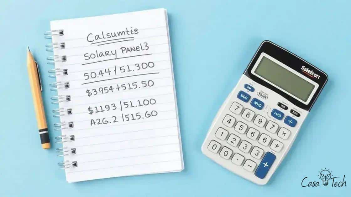 Como calcular a quantidade de painéis necessários