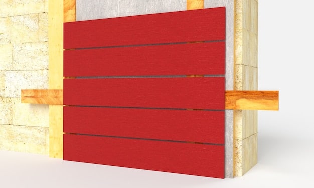 A close-up shot of a cross-laminated timber (CLT) panel on a construction site, ready for installation, with workers in the background and a crane hoisting another timber element. The texture of the wood is clearly visible.