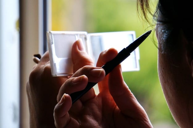 A person discreetly using blotting paper on their T-zone in a brightly lit environment, showing minimal makeup disturbance.