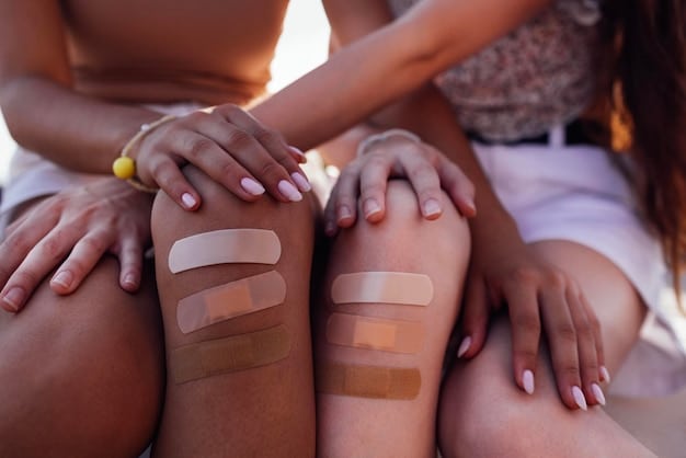 A diverse range of foundation bottles and swatches on different skin tones, emphasizing shade matching and undertones.