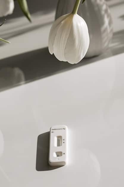 A minimalist flat lay of gentle, unscented skincare products (cleanser, moisturizer, SPF) on a clean, light surface, evoking simplicity and effectiveness.