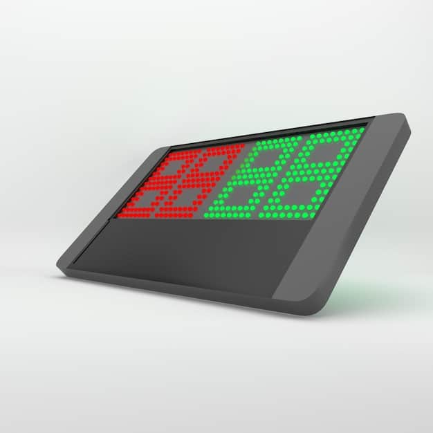 A sleek, futuristic digital dashboard on a tablet displaying various energy metrics like real-time consumption, cost savings, and a breakdown by appliance type. The interface features vibrant colors and easy-to-read charts, reflecting user-friendly design.