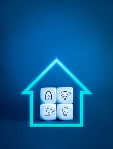 A home router with glowing lights, depicting network activity, surrounded by digital lock icons and a protective shield, emphasizing a secured and firewalled Wi-Fi network.