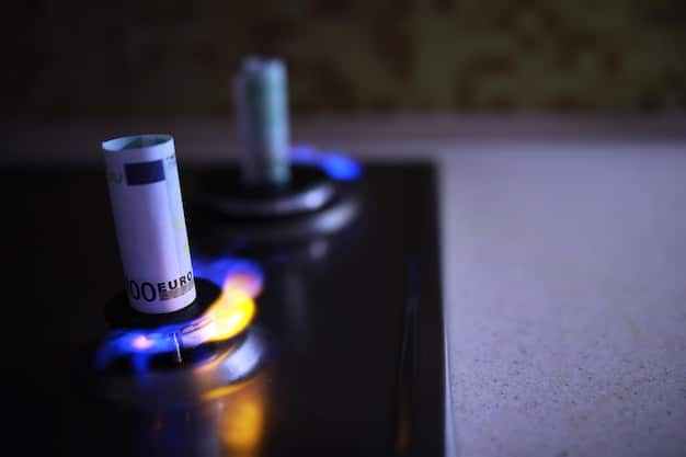A close-up shot of a small, discreet smart leak sensor placed under a kitchen sink, with a faint drip of water visible nearby. The sensor has an indicator light showing it's active.