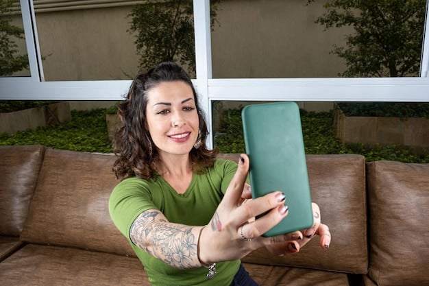 A homeowner looking at a smartphone displaying a 