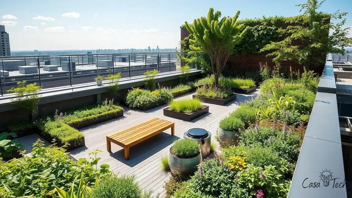 Tendências de design em telhados verdes para 2025