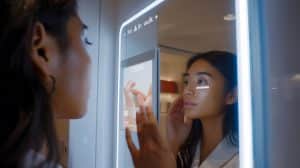 Smart Mirrors for Beauty Tech.